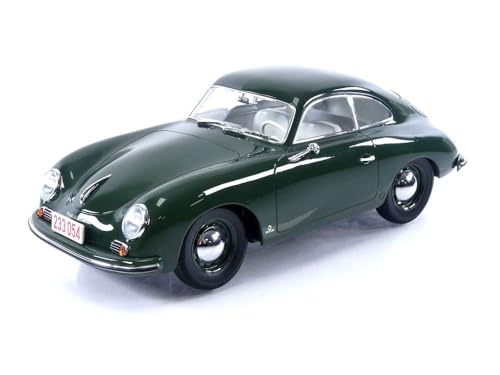 Norev NV187453 1:18 Porsche 356 Coupé 1954-Green Collectable Model, Multi