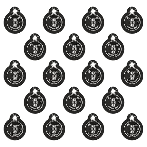 Panther Vision Button LAMP Adhesive LEDs Light Package - Lightweight, Ultra Small, Ultra Bright LED Utility Lights (18 Pack)