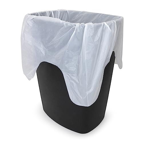 Plasticplace 8 Gallon Trash Bags 0.55 Mil │ Value Line White Garbage Can Liners │ 22"x24" ()