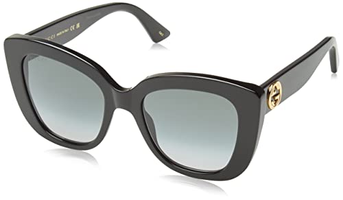 Gucci Square Sunglasses for womens GG0036SN 002 Black/Green/Red 54mm 0036