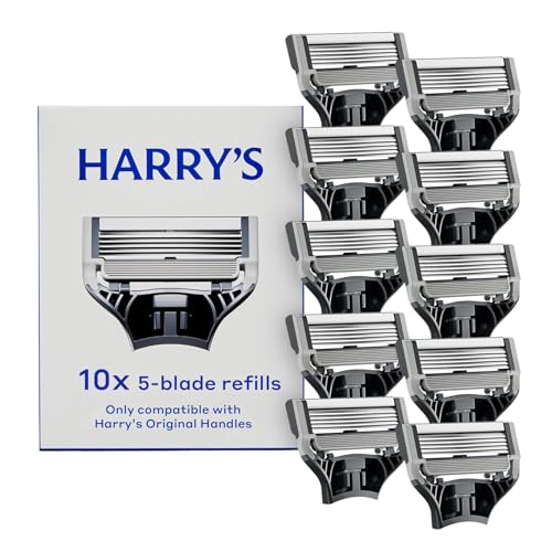 Harrys Original Razor Blades for Men 10 Count German Engineered