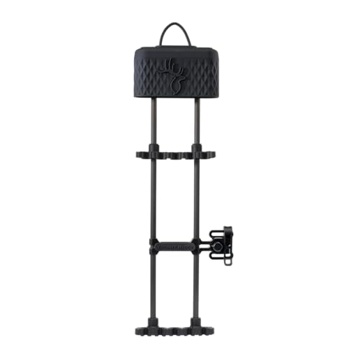 Trophy Ridge VRSA Light Archery Arrow Quiver - Innovative Custom Mounting, Secure Cam Locking System, Customizable Grippers, Adjustable Length, Built-In Rechargeable LED Light