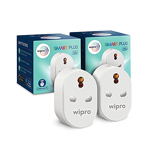 16A Wi-Fi Smart Plug with Energy Monitoring- Suitable for Large Appliances like Geysers, Microwave Ovens, Air Conditioners (Compatible with Alexa and 
