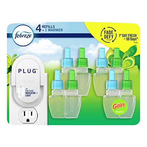 Plug In Air Freshener Odor Fighting Scented Oil Starter Kit Air