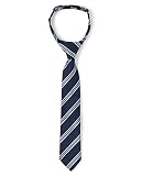 Gymboree Boys and Toddler Pre-Tied Adjustable Necktie, Black Stripe, 44846, 10-12 (3030620)