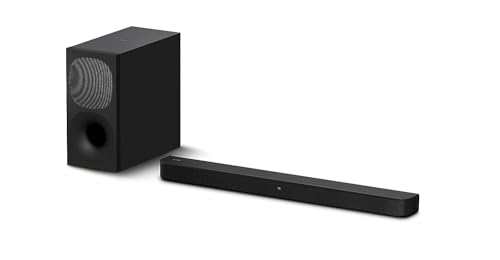 Sony HT-S400 2.1ch soundbar with Powerful Wireless subwoofer, S-Force PRO Front Surround Sound and Dolby Digital (330W, Wireless Connectivity, Bluetoo