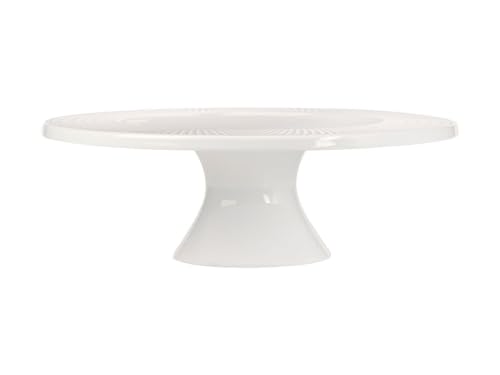 Maxwell & Williams White Basics Diamonds Footed Cake Stand 25cm Gift Boxed