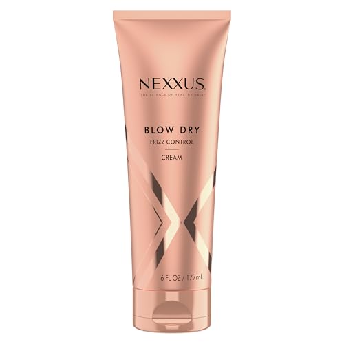 Nexxus Blow Dry Cream Frizz Control for Weightless Style & Volume, with StyleProtect Technology 6 oz