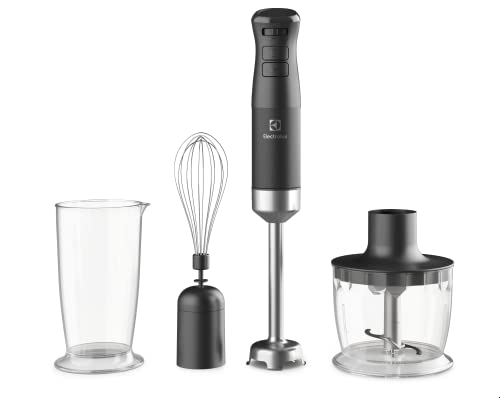 Mixer Misturador Multiuso Electrolux haste inox 3 em 1 700W 2 velocidades variaveis 3 acessórios mini processador resistente temperatura capacidade 500ml livre BPA IBP70 220v