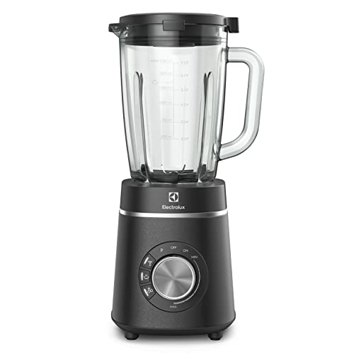 Liquidificador Electrolux inox preto jarra de vidro resistente capacidade 2L 3 receitas pre-programadas função pulsar 1200W BLP70 127v
