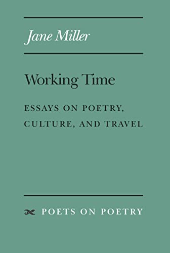 Working Time: Essays on Poetry, Culture, and Travel book cover