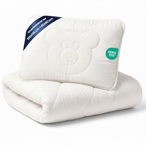 (-42%) Kinderbettdecke und Kissen Set Baby Kinderdecke Bettdecken Mikrofaser