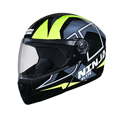 STUDDS Ninja Elite Super D6 FLIP-UP Full FACE Helmet N5 Black-L