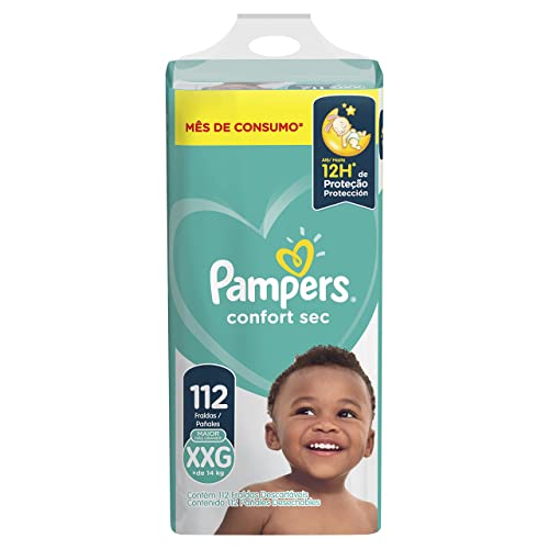 Fralda Pampers Confort Sec XXG - 112 unidades