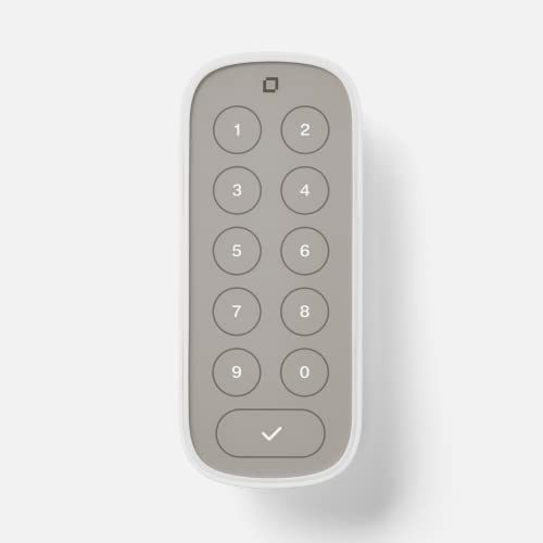 Level Keypad - Compatible with Any Level Lock or Bolt - Weatherproof with LED Backlight - Bluetooth-Enabled Door Lock Accessory for Keyless Entry (White)