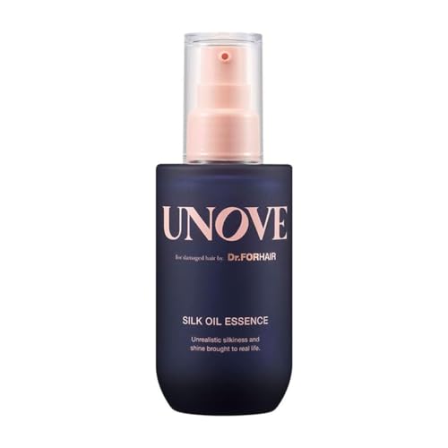 UNOVE Silk Oil Essence Hair Serum 70ml/2.4fl.oz | Nourishing Hair Oil for Dry, Frizzy, and Damaged Hair | Lightweight Smoothing Serum | Frizz Control and Split End Care | Heat Protection