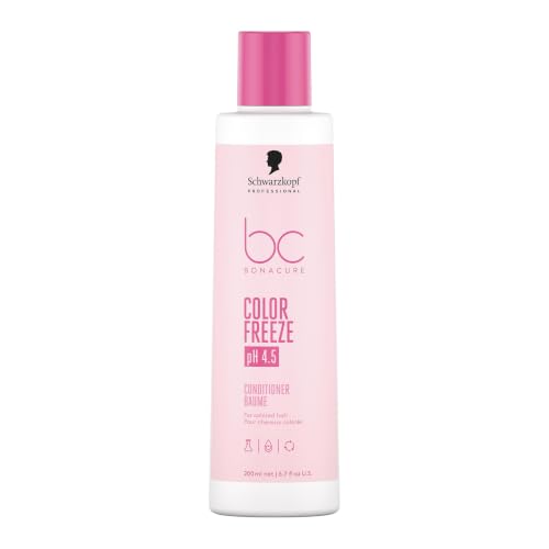 1,34€ Coupon! Schwarzkopf Professional Bonacure Color Freeze Conditioner Haarspüllung Für Poröses Coloriertes Haar Vegan pH 4.5 Kein Verblassen Langanhaltende Farbintensität Entwirrend Glättend 200 ml