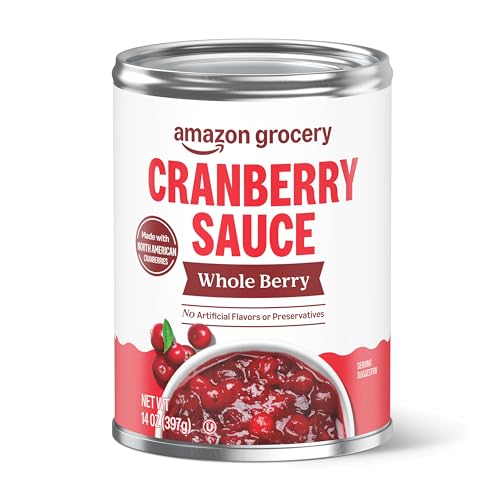 Amazon Fresh, Cranberry Sauce Whole Berry, 14 Oz