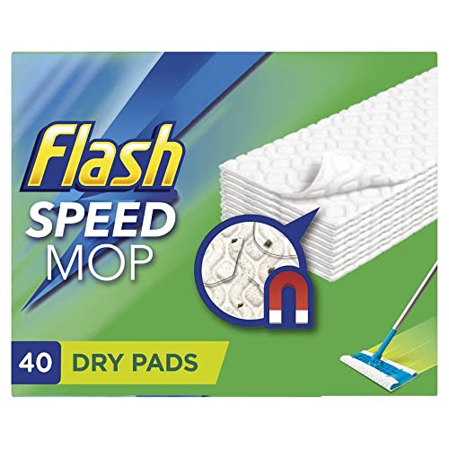 Flash Speedmop Dry Pads Refills, 120 Pads (40 x 3 Pads)