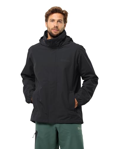 🔥 STARKER PREIS (-54%) Jack Wolfskin Herren Stormy Point 2l Jkt M Jacket, Schwarz, XXXL EU