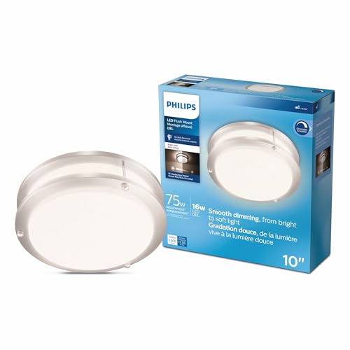 Philips LED Flush Mount Double Ring Ceiling Light for $8 + free shipping w/ Prime
