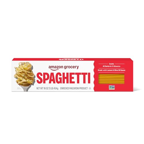 Amazon Grocery, Spaghetti, 16 Oz (Previously Amazon Fresh, Packaging May Vary)