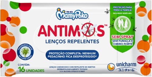 MamyPoko Lenços Repelentes Antimos 16 Unidades