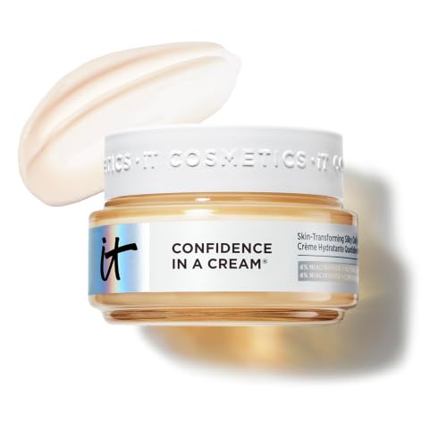 (-41%) IT Cosmetics Confidence in a Cream, Feuchtigkeitsspendende Anti-Aging-Gesichtscreme zur Verbesserung der Hautstruktur, Gegen Falten und feine Linien, Für mehr Elastizität und Spannkraft