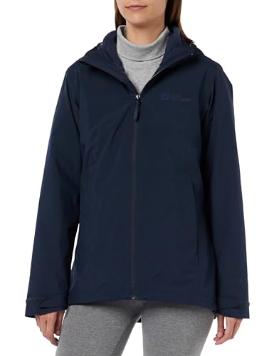 (-60%) Jack Wolfskin Damen Moonrise 3-in-1 W Jacket, night blue, S EU
