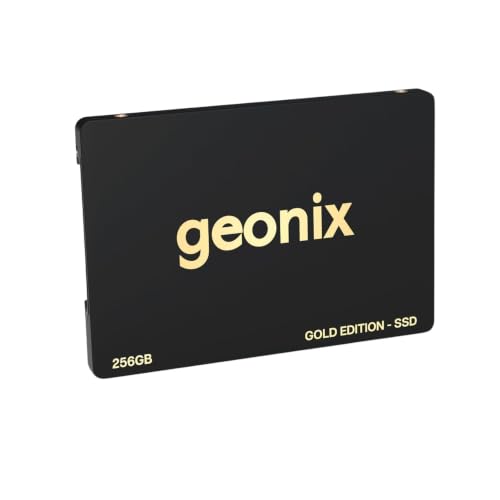 GEONIX 256GB 2.5-Inch SATA III Internal SSD, 6Gb/s Solid State Drive, Up to 570MB/s Read & 500MB/s Write Speed, SSD for PC & Laptop, 5-Year Warranty