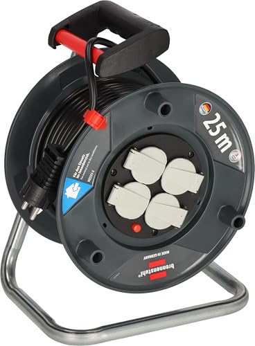 (-32%) Brennenstuhl Garant V2 Kabeltrommel 25m Kabel, Kabel: H05VV-F 3G1,5