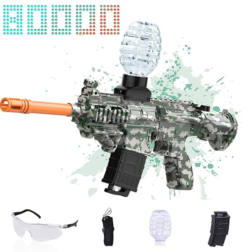 Electric Gel Ball Blaster Toys-Eco-Friendly Splatter Ball Blaster,Automatic Outdoor Games Toys for Activities Team Game(Green)