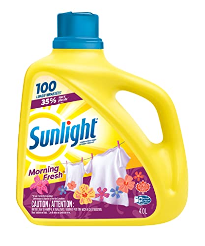 Sunlight Morning Fresh Scent Laundry Detergent, 4.0L/100 Loads