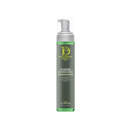Design Essentials Almond and Avocado Curl Enhancing Hair Mousse for Curly Hair; 10 Oz (Pack of 1)