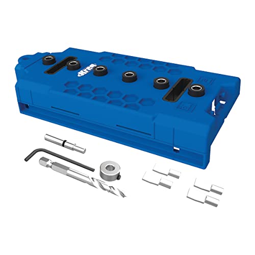 Kreg KMA3225 Shelf-Pin Jig 1/4" (6 mm) - Shelf Pin Drilling Jig - Create Perfect Holes for Wobble-Free Shelves - Drill Guide for Straight Holes