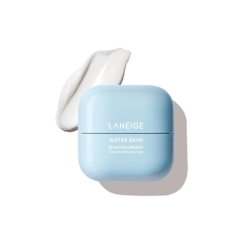 Laneige Water Bank Blue Hyaluronic Cream Moisturizer.