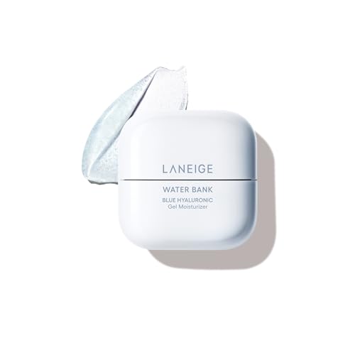 LANEIGE Water Bank Blue Hyaluronic Gel Moisturizer: Lightweight Hydrating Face Gel with Mint Extract, Hypoallergenic & Dermatologist-Tested