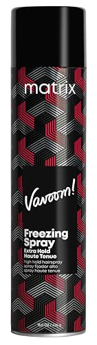 Matrix Vavoom Extra Hold Freezing Spray | Volumizing & Texturizing Hairspray | Extra Firm Hold | Prevents Frizz & Protects Against Humidity | Fast-Drying | For All Hair Types | Hair Styling | 15 oz.