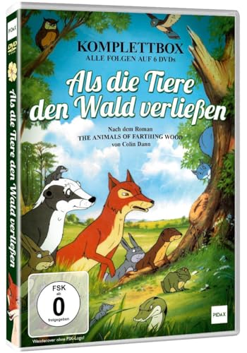 (-25%) Als die Tiere den Wald verließen - Remastered Komplettbox - Die Kult/Animationsserie nach dem Roman von Colin Dann - OT: The animals of farthing wood [6 DVDs]