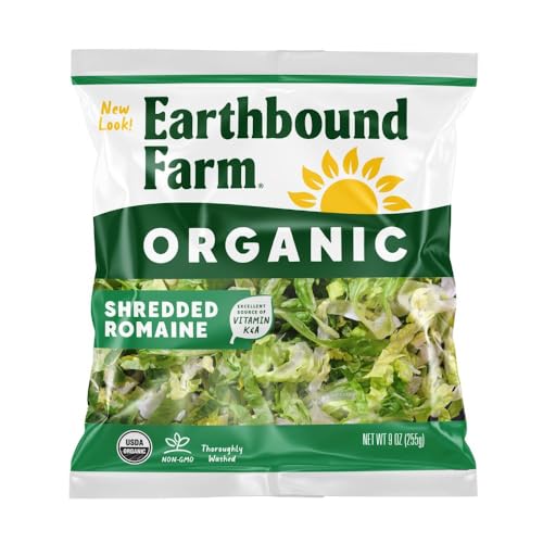 Earthbound Farm Organic Shredded Romaine Lettuce, 9 Oz