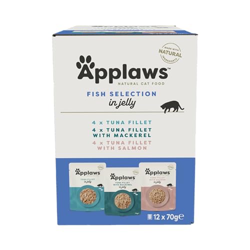 Applaws Selección Pescado en Jalea 12×70 g bolsitas