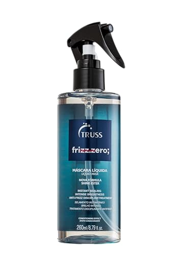 Máscara Capilar Líquida Truss Frizz Zero, 260ml | Leave-in, Controle de Frizz, Brilho e Hidratação