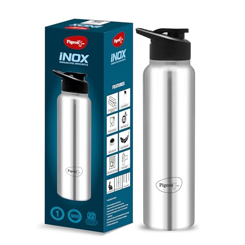 by Stovekraft Stainless Steel INOX Hydra 1000 Drinking Water Bottle 900 ml - Silver (Pack of 1)
