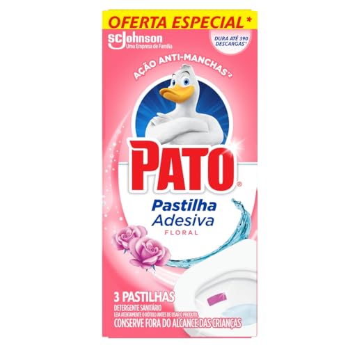 "Desconto Floral: Pato Pastilha Adesiva a R$ 6,17 🌸"