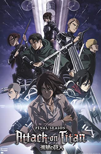 Trends International Attack on Titan: Season 4 - Key Visual 2 Wall Poster, 22.37" x 34.00", Unframed Version