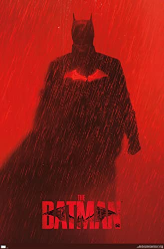 Trends International DC Comics Movie The Batman - Batman Teaser One Sheet Wall Poster, 22.375" x 34", Unframed Version
