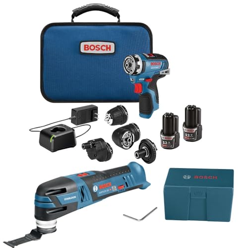 BOSCH GXL12V-270B22 12V 2-Tool Combo Kit Flexiclick Drill Starlock