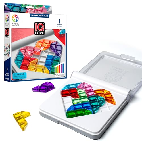 (-35%) smart games - IQ Love, Puzzle Game with 120 Challenges, 2 Playing Modes, 7+ Years