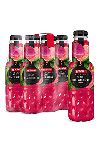 🔥 STARKER PREIS (-27%) granini Selection Guave-Drachenfrucht (6 x 0,75l), 40% Frucht, vegan, exotischer Fruchtgenuss, laktosefrei, ideal zum Mixen, mit Pfand