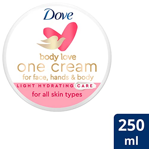 🔥 STARKER PREIS (-30%) Dove Body Love One Creme Hautcreme für trockene Haut Licht Hydration Sofort Absorbiert 250 ML